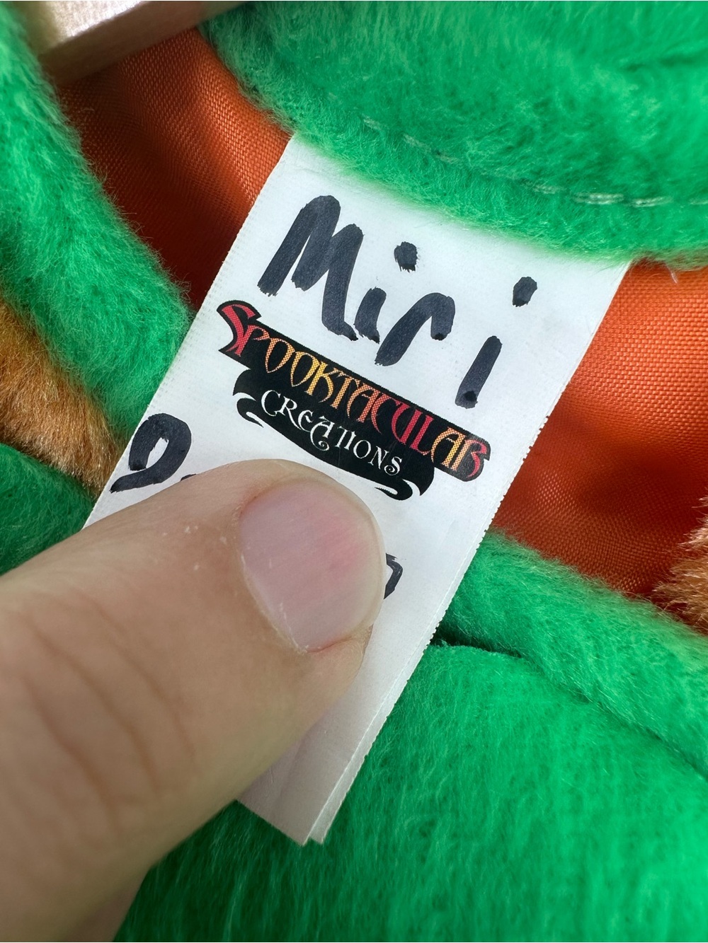 Unisex Toddler Child 3T Plush Pumpkin Feed Me Halloween Costume - Picture 3 of 6